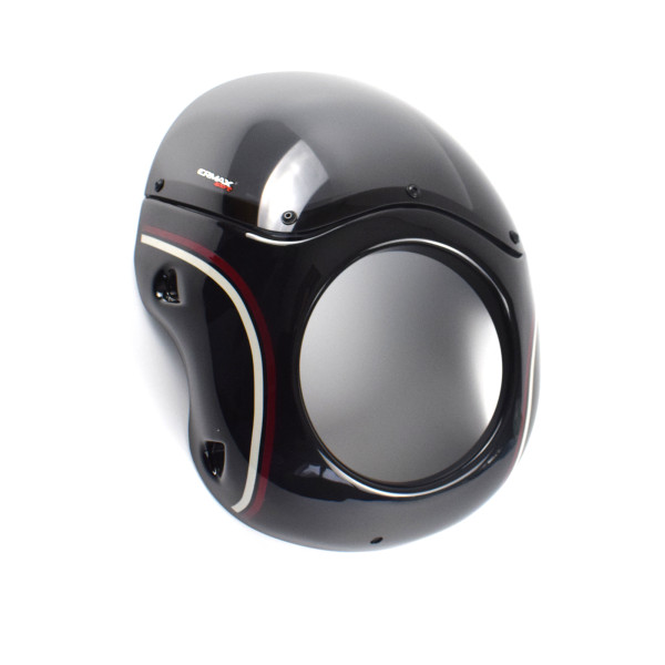 Ermax Ermax cafe racer screen | metallic spark black [660/15z ]/grey/metallic red | kawasaki z 650 rs 2021>current